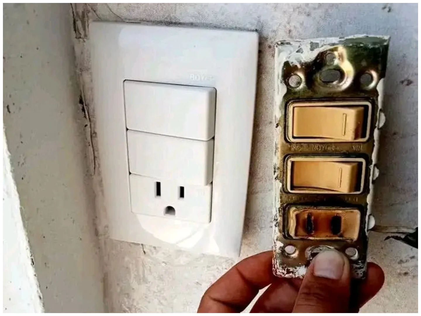 Tecnico haciendo Reparación de Falla Electrica en Cuernavaca